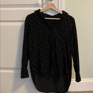 Madewell flannel blouse